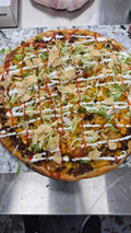Large taco pizza