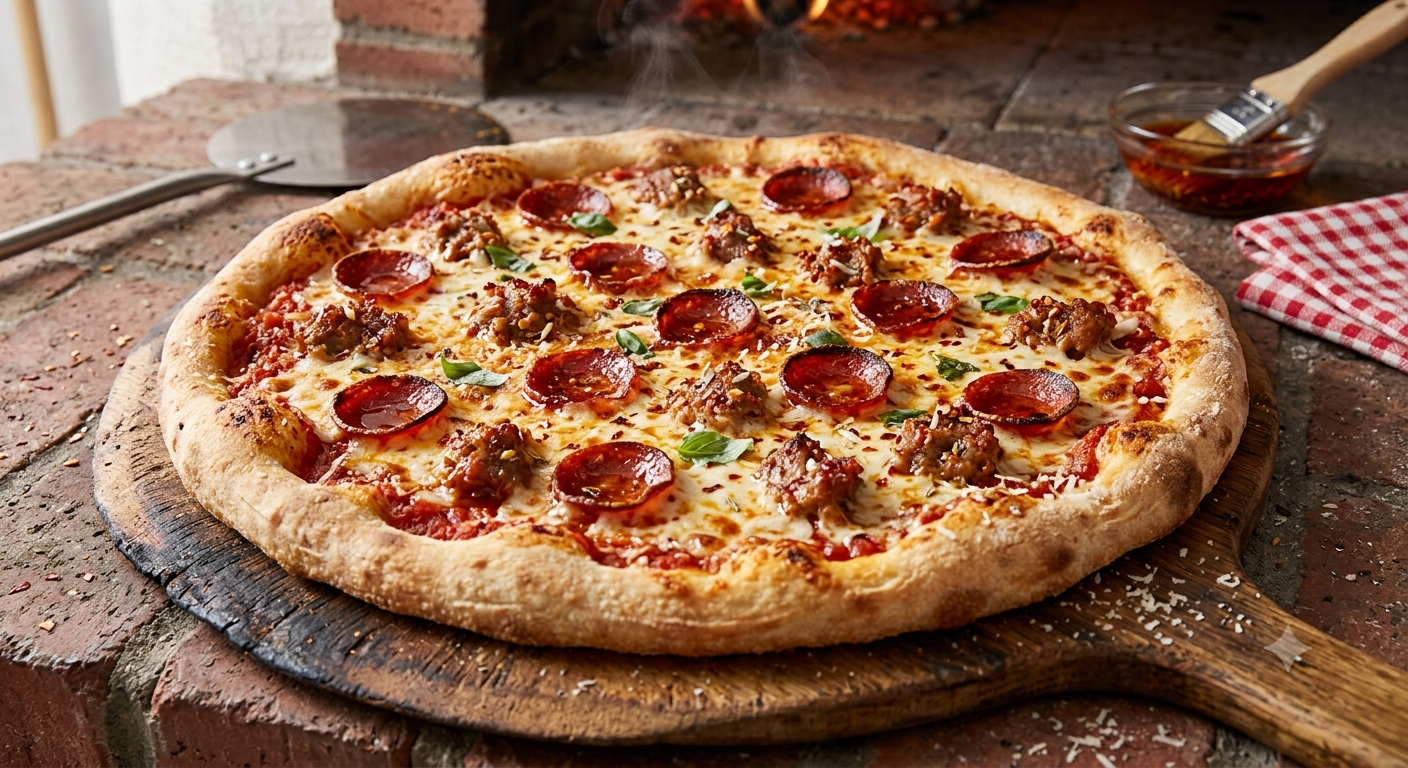 Sausage & pepperoni Pizza